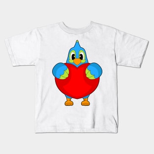 Parrot Heart Kids T-Shirt